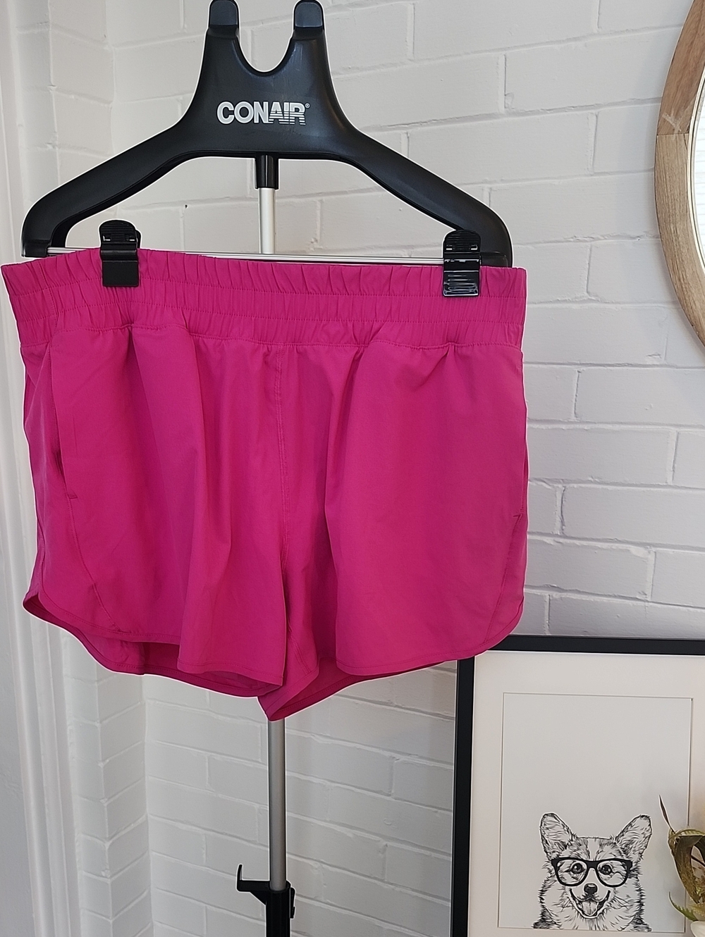 Women’s Motion Shorts - Fuchsia Pink, Xxl